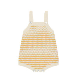 Fub FUB  POINTELLE ROMPER - ECRU/BUTTER