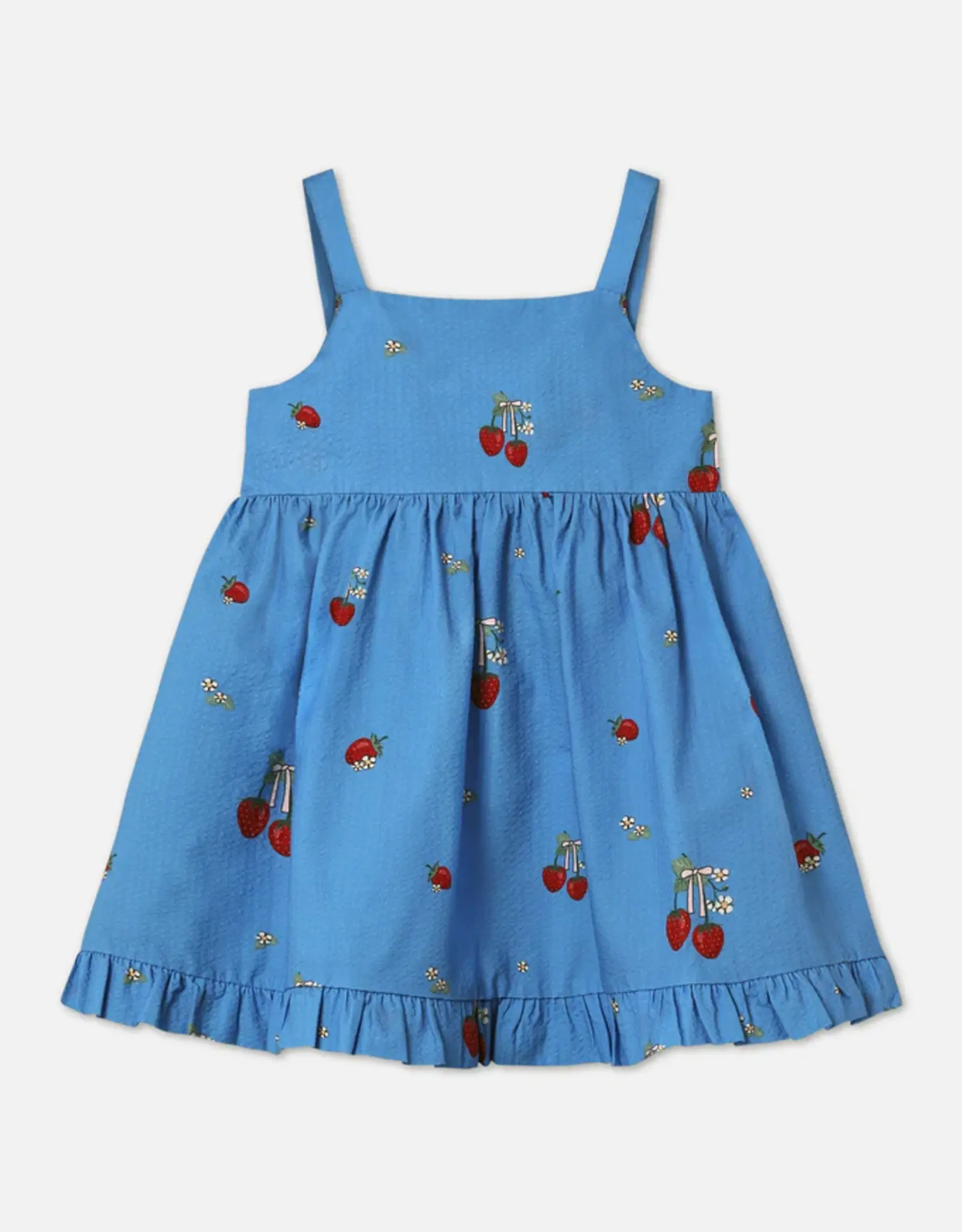 Fliink FLIINK ELMA STRAP DRESS - MARINA BLUE AOP