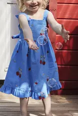 Fliink FLIINK ELMA STRAP DRESS - MARINA BLUE AOP