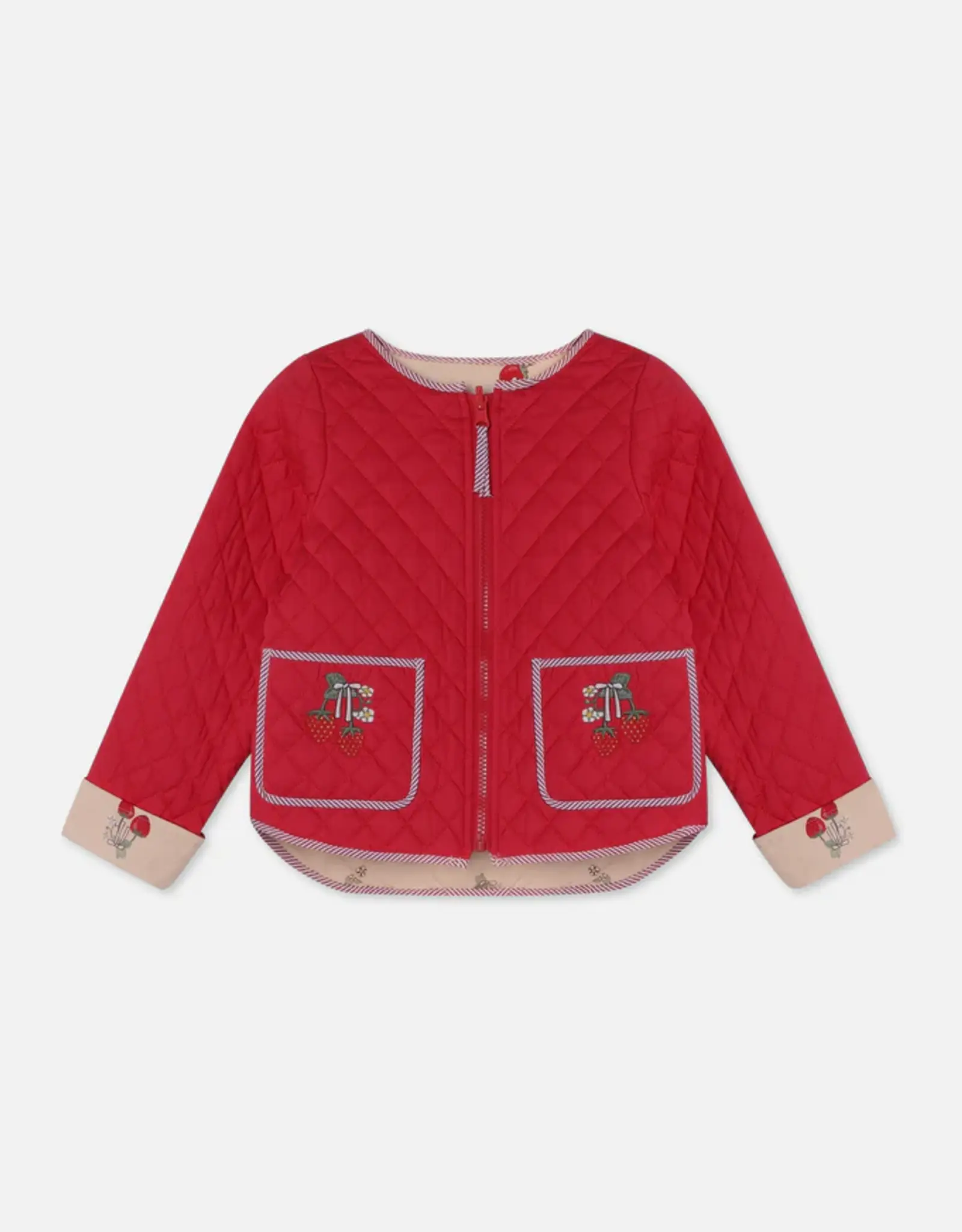 Fliink FLIINK KOTA REVERSIBLE JACKET - STRAWBERRY SANDSHELL
