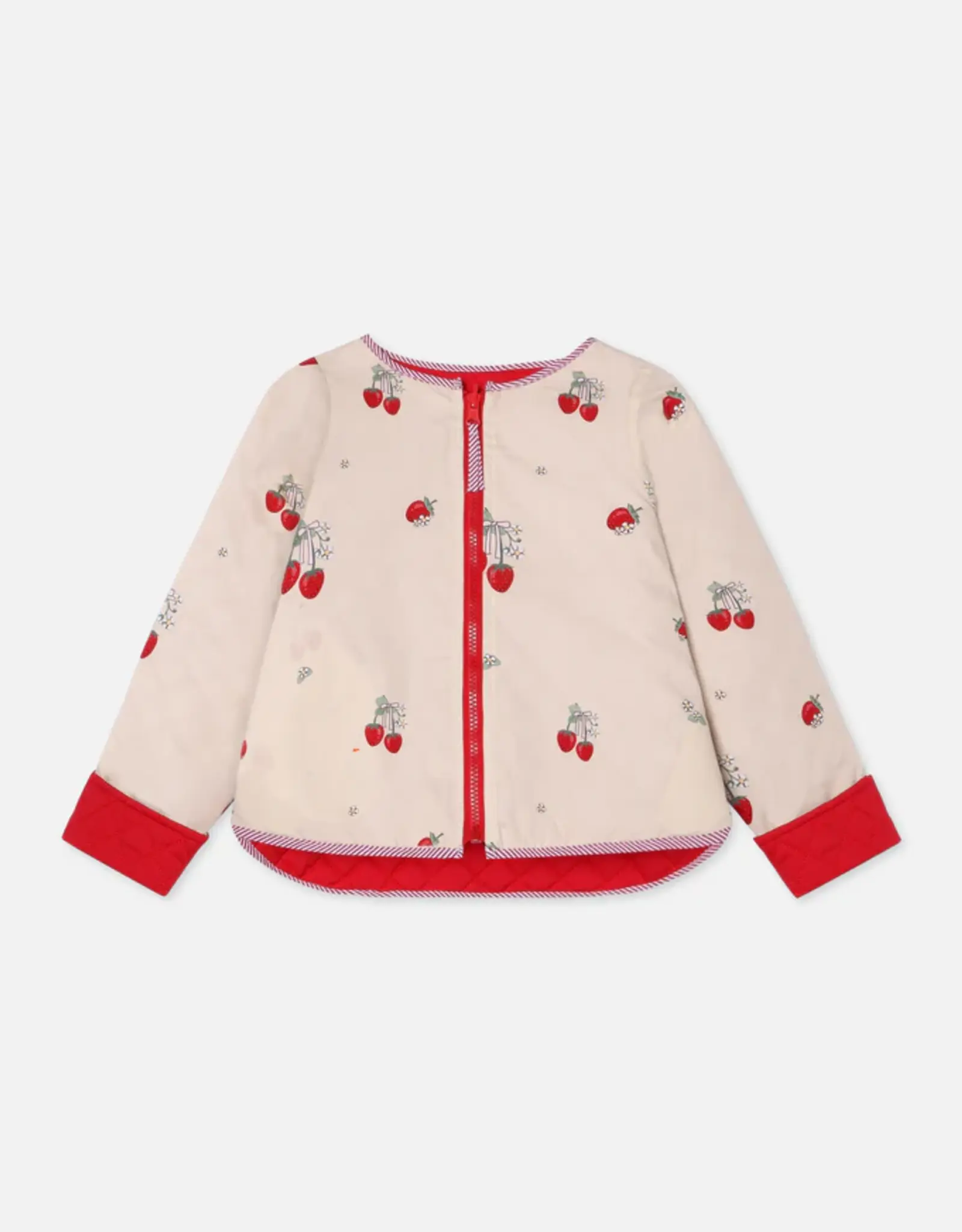 Fliink FLIINK KOTA REVERSIBLE JACKET - STRAWBERRY SANDSHELL
