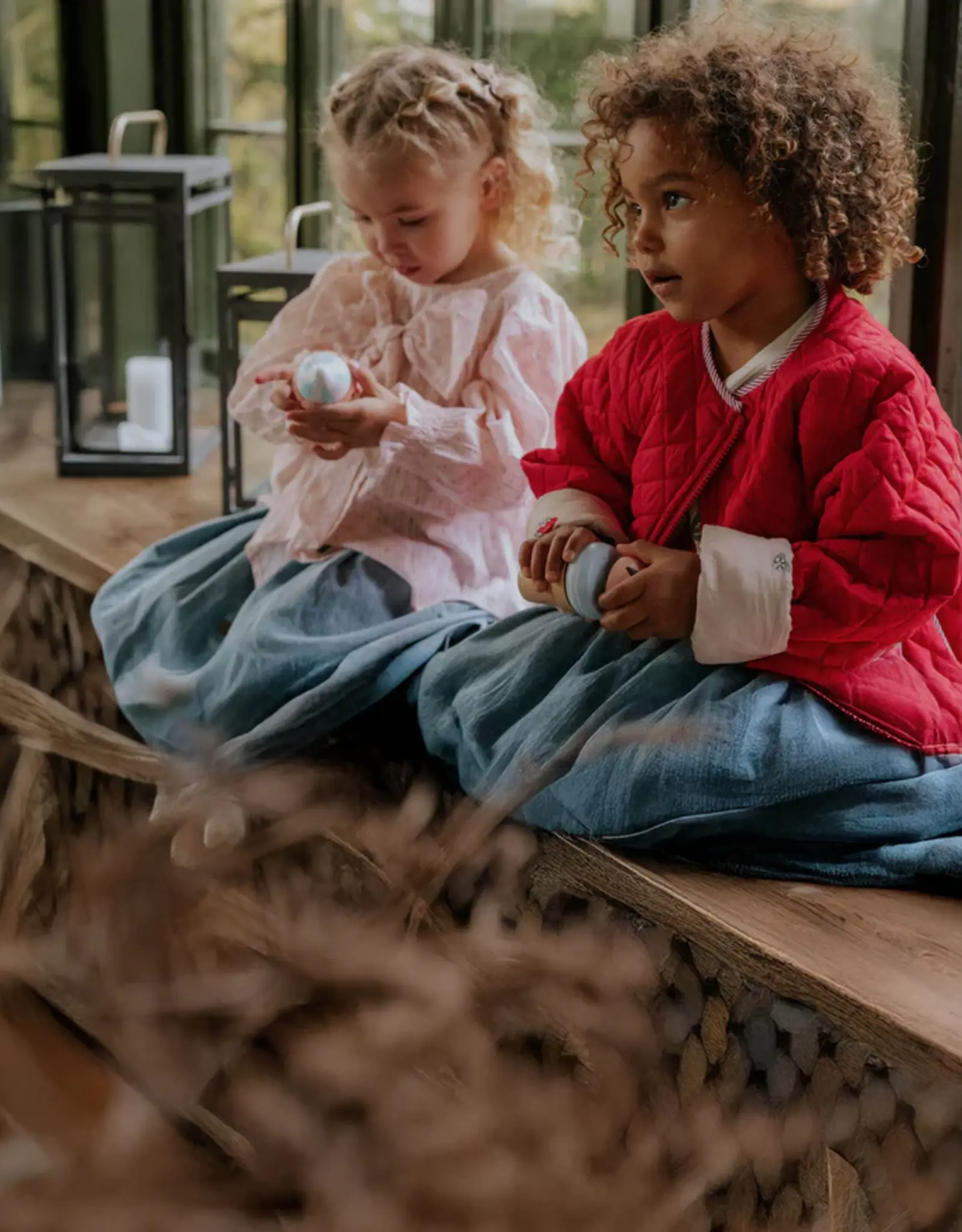 Fliink FLIINK KOTA REVERSIBLE JACKET - STRAWBERRY SANDSHELL