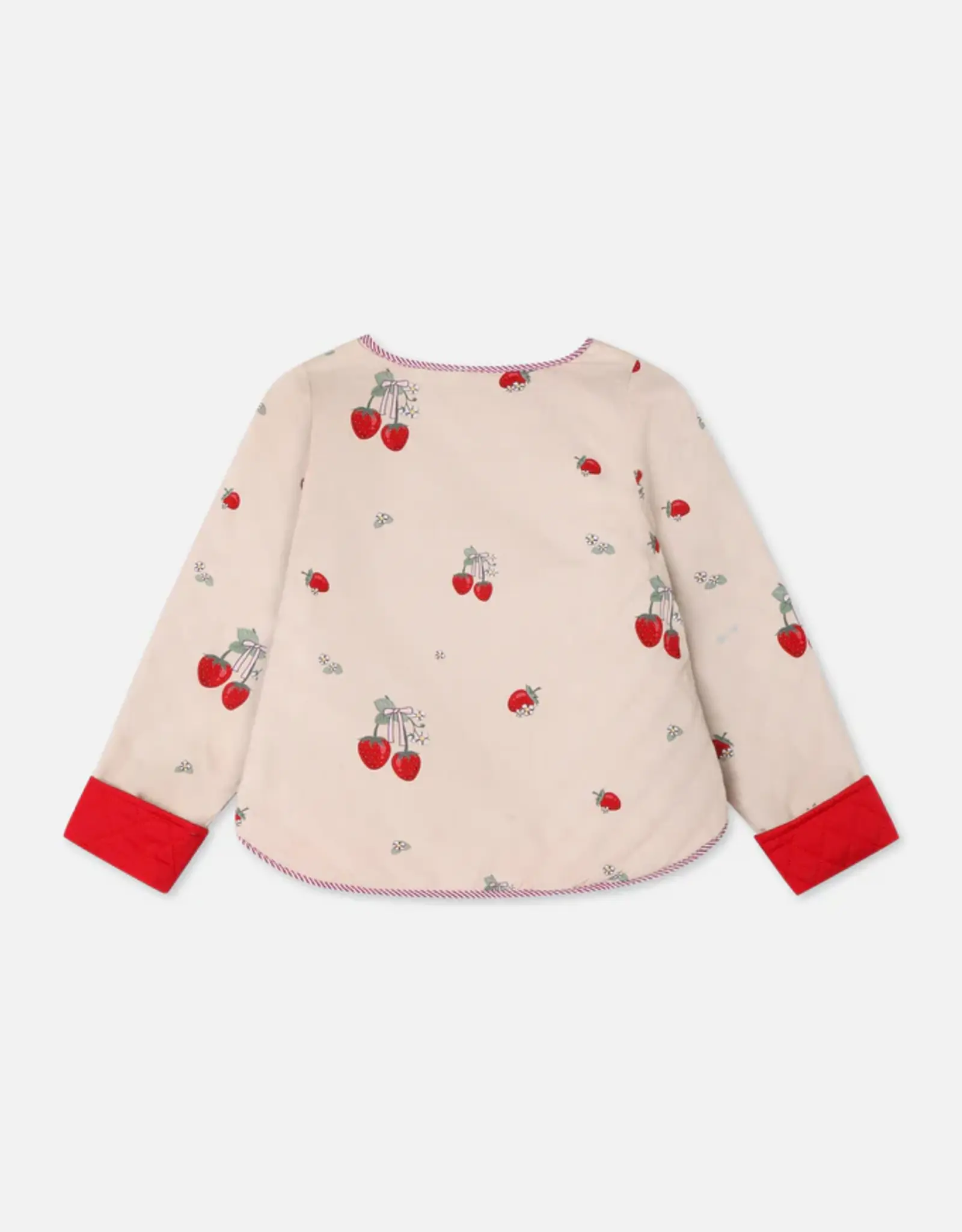 Fliink FLIINK KOTA REVERSIBLE JACKET - STRAWBERRY SANDSHELL
