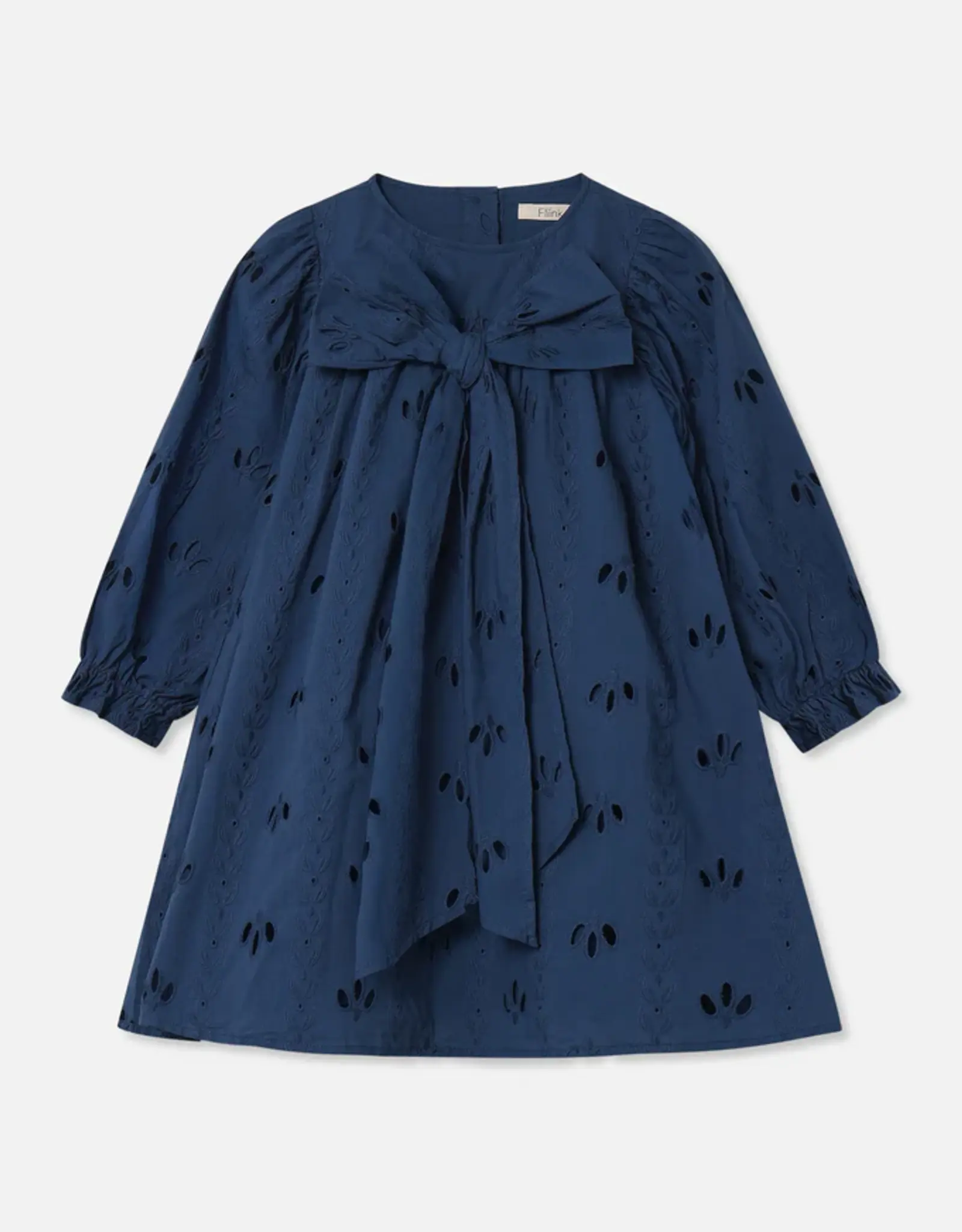 Fliink FLIINK CAMMA BOW DRESS - INSIGNIA BLUE