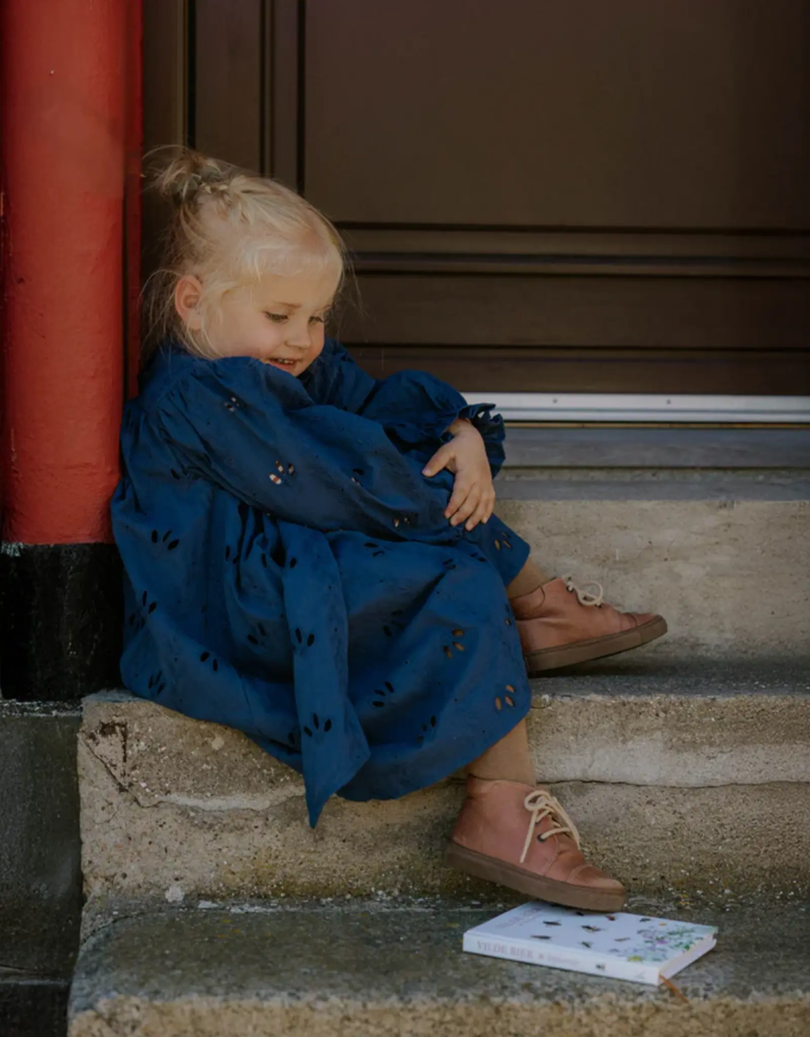 Fliink FLIINK CAMMA BOW DRESS - INSIGNIA BLUE