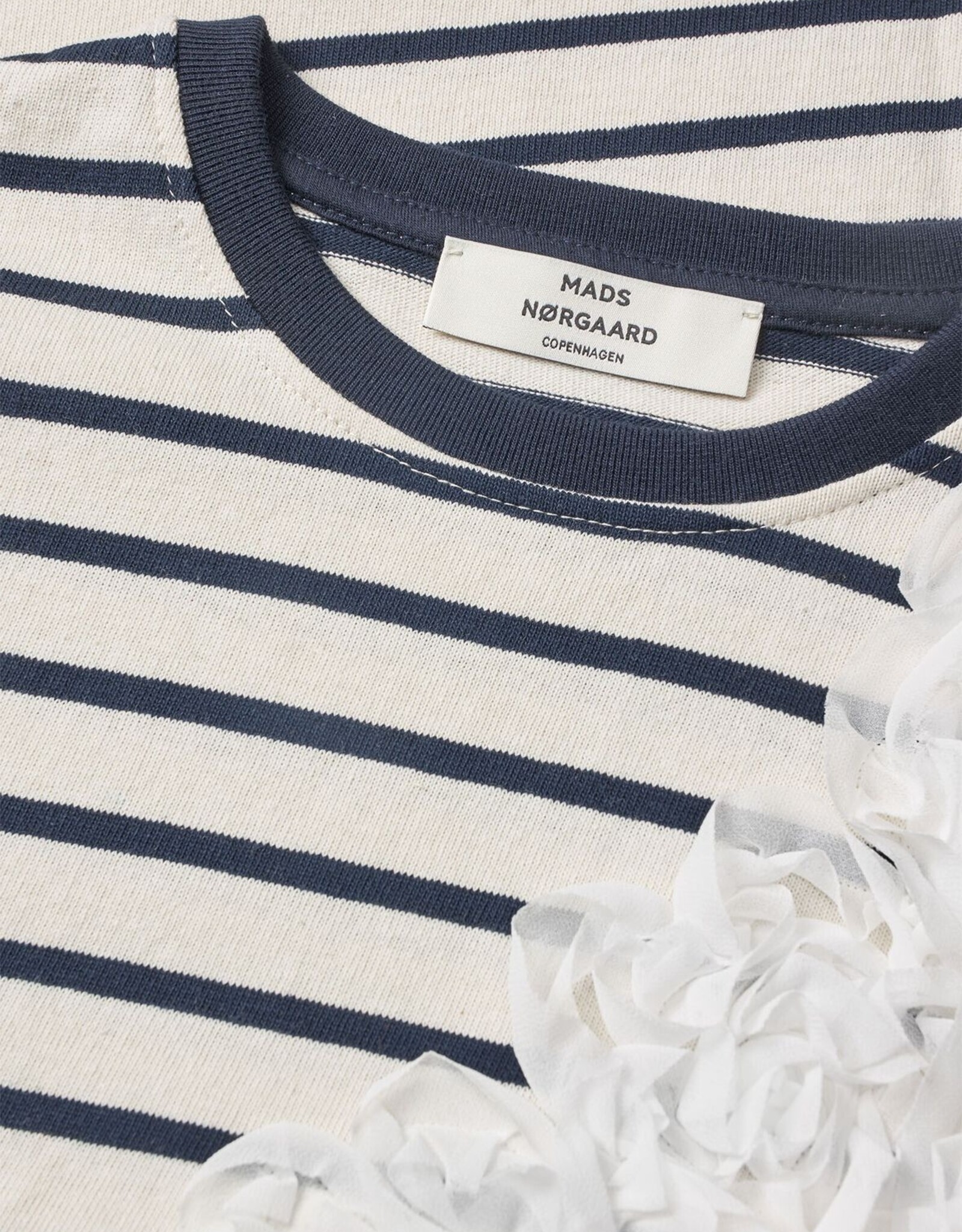 Mads Norgaard MADS NØRGAARD PABLO MALLE TEE - VANILLA ICE