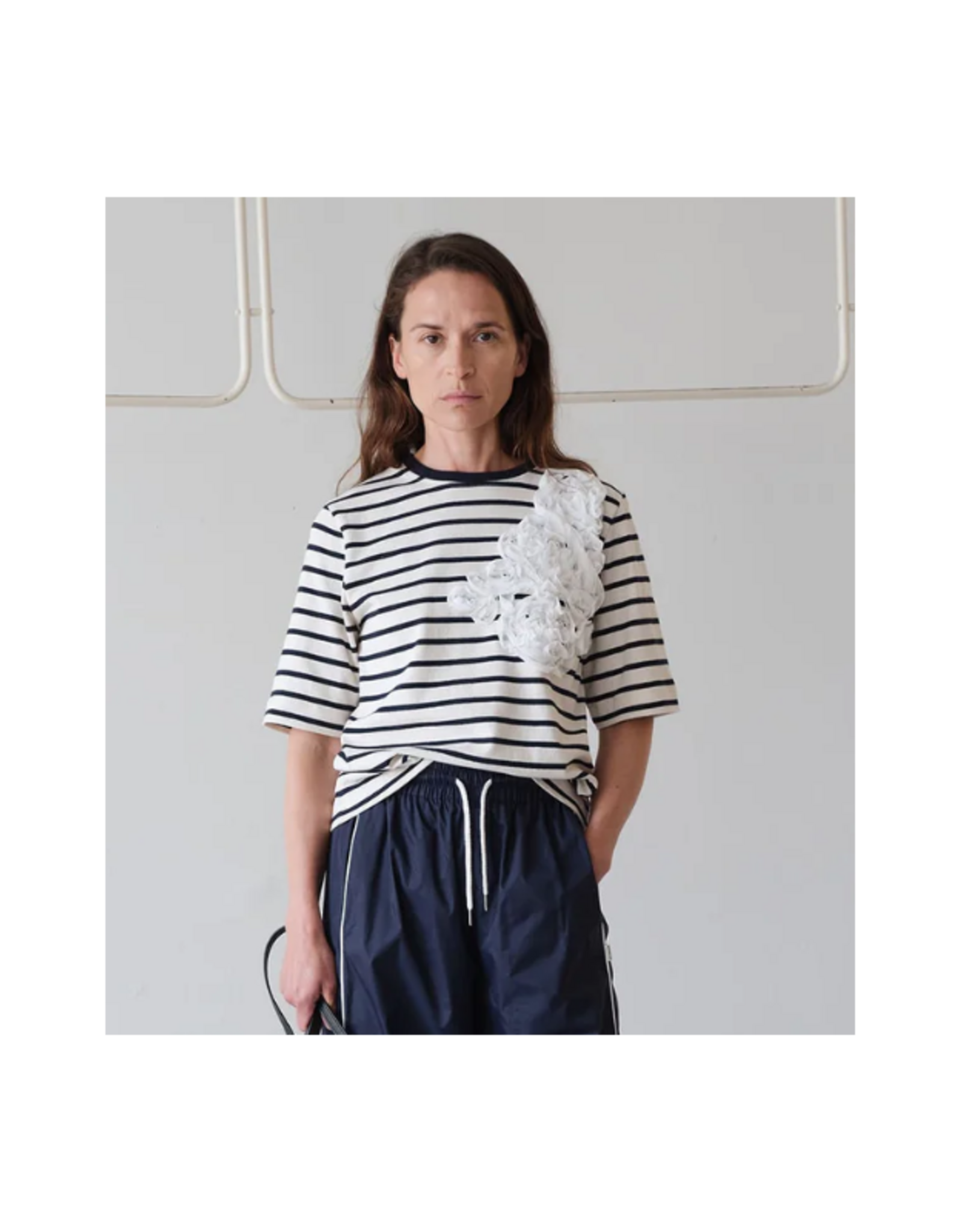 Mads Norgaard MADS NØRGAARD PABLO MALLE TEE - VANILLA ICE