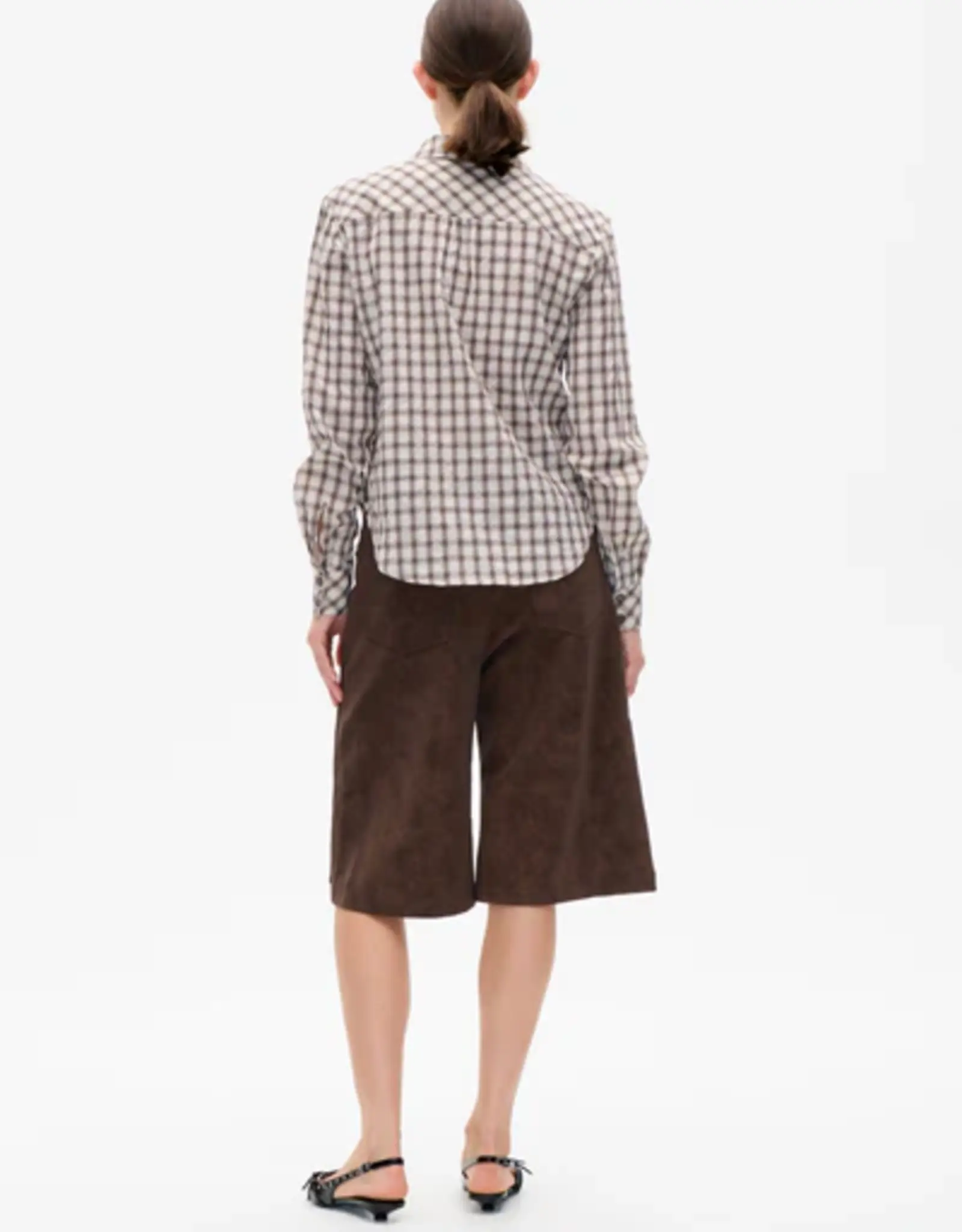 Baum Und Pferdgarten BAUM UND PFERDGARTEN MENA SHIRT - CREME MINI CHECK