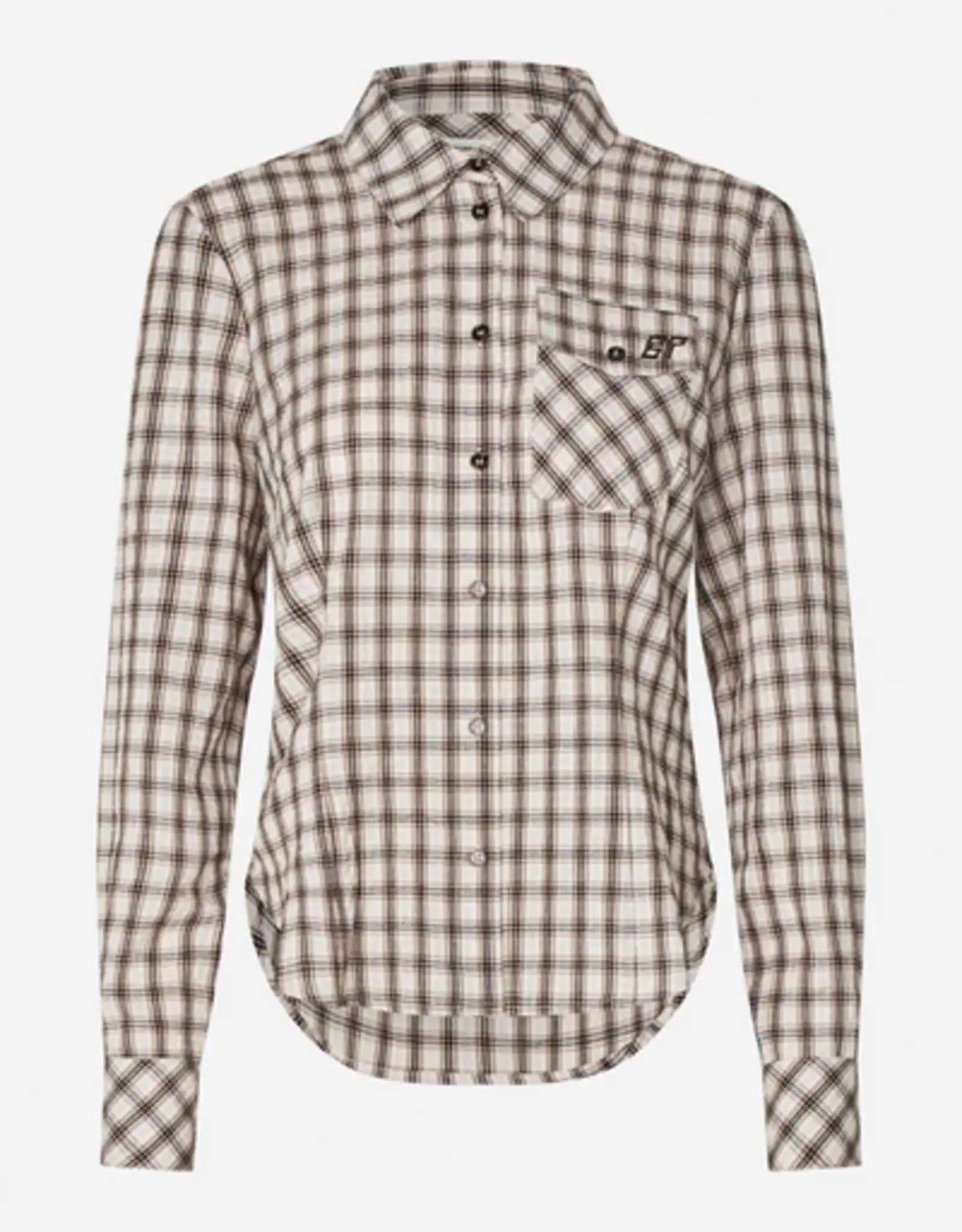 Baum Und Pferdgarten BAUM UND PFERDGARTEN MENA SHIRT - CREME MINI CHECK