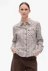 Baum Und Pferdgarten BAUM UND PFERDGARTEN MENA SHIRT - CREME MINI CHECK