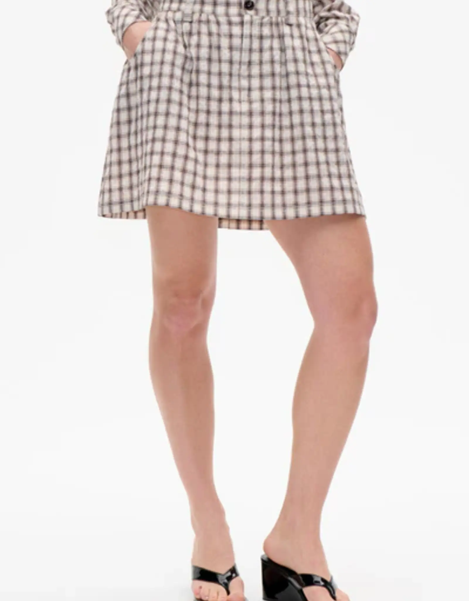 Baum Und Pferdgarten BAUM UND PFERDGARTEN SHEALA SKIRT - CREME/MINI CHECK