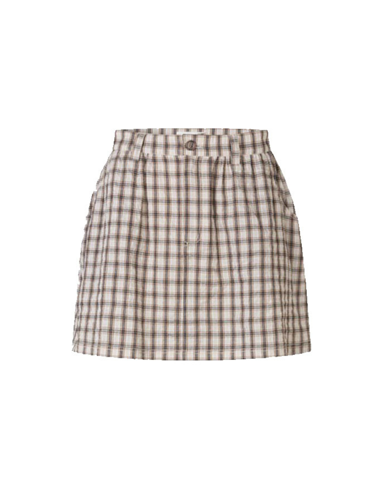 Baum Und Pferdgarten BAUM UND PFERDGARTEN SHEALA SKIRT - CREME/MINI CHECK