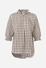 Baum Und Pferdgarten BAUM UND PFERDGARTEN MARGIT BLOUSE - CREME/MINI CHECK