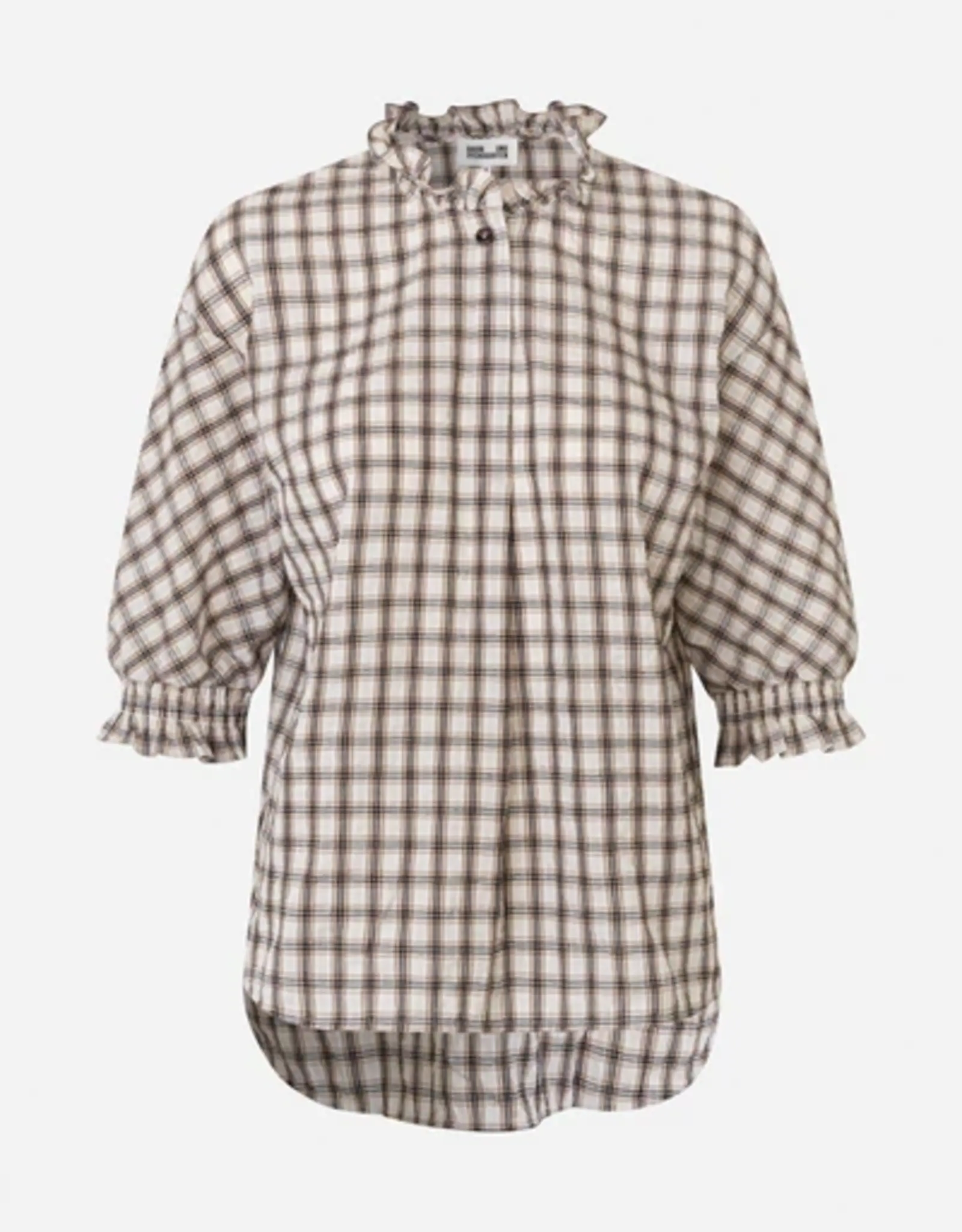 Baum Und Pferdgarten BAUM UND PFERDGARTEN MARGIT BLOUSE - CREME/MINI CHECK