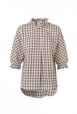 Baum Und Pferdgarten BAUM UND PFERDGARTEN MARGIT BLOUSE - CREME/MINI CHECK