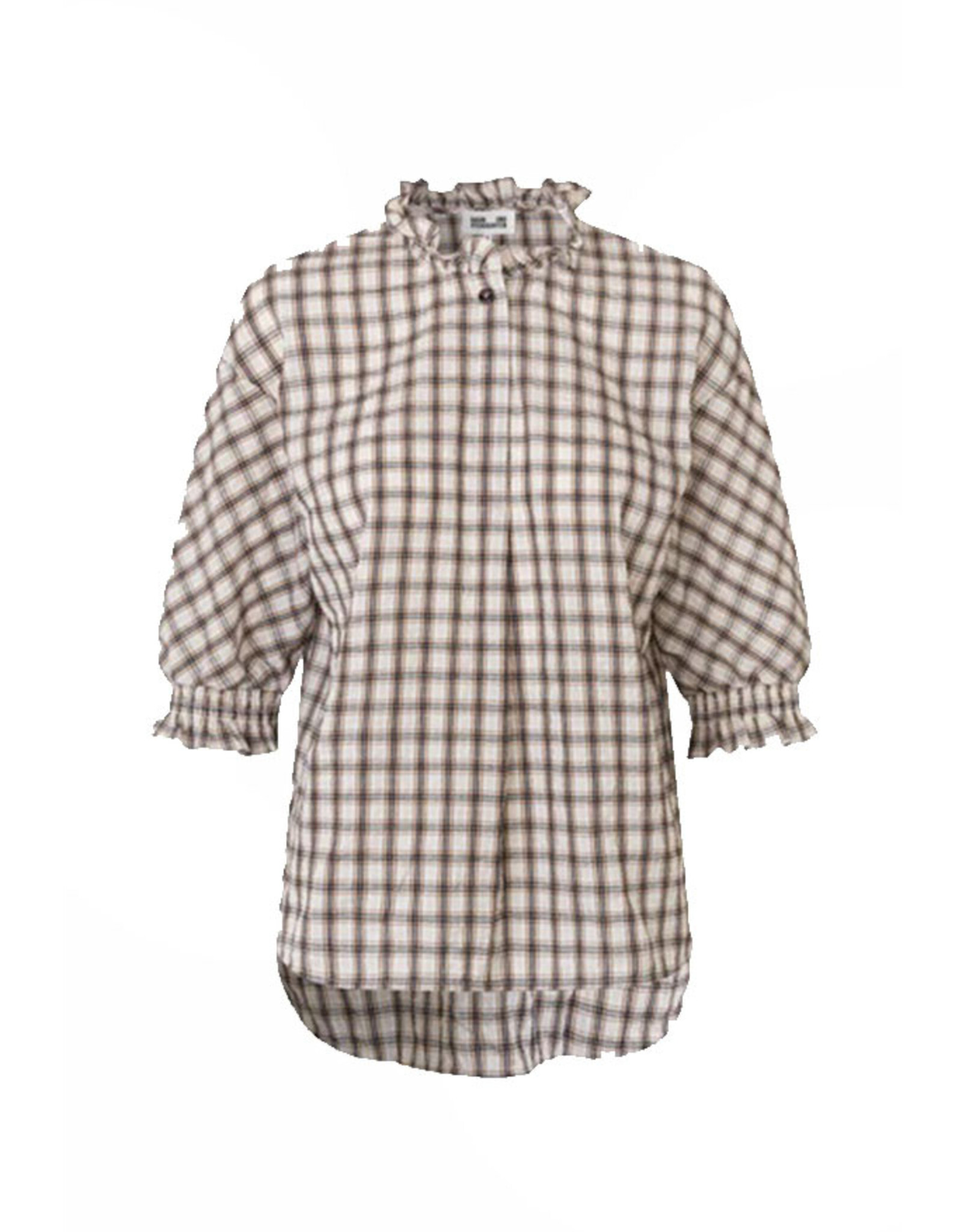 Baum Und Pferdgarten BAUM UND PFERDGARTEN MARGIT BLOUSE - CREME/MINI CHECK