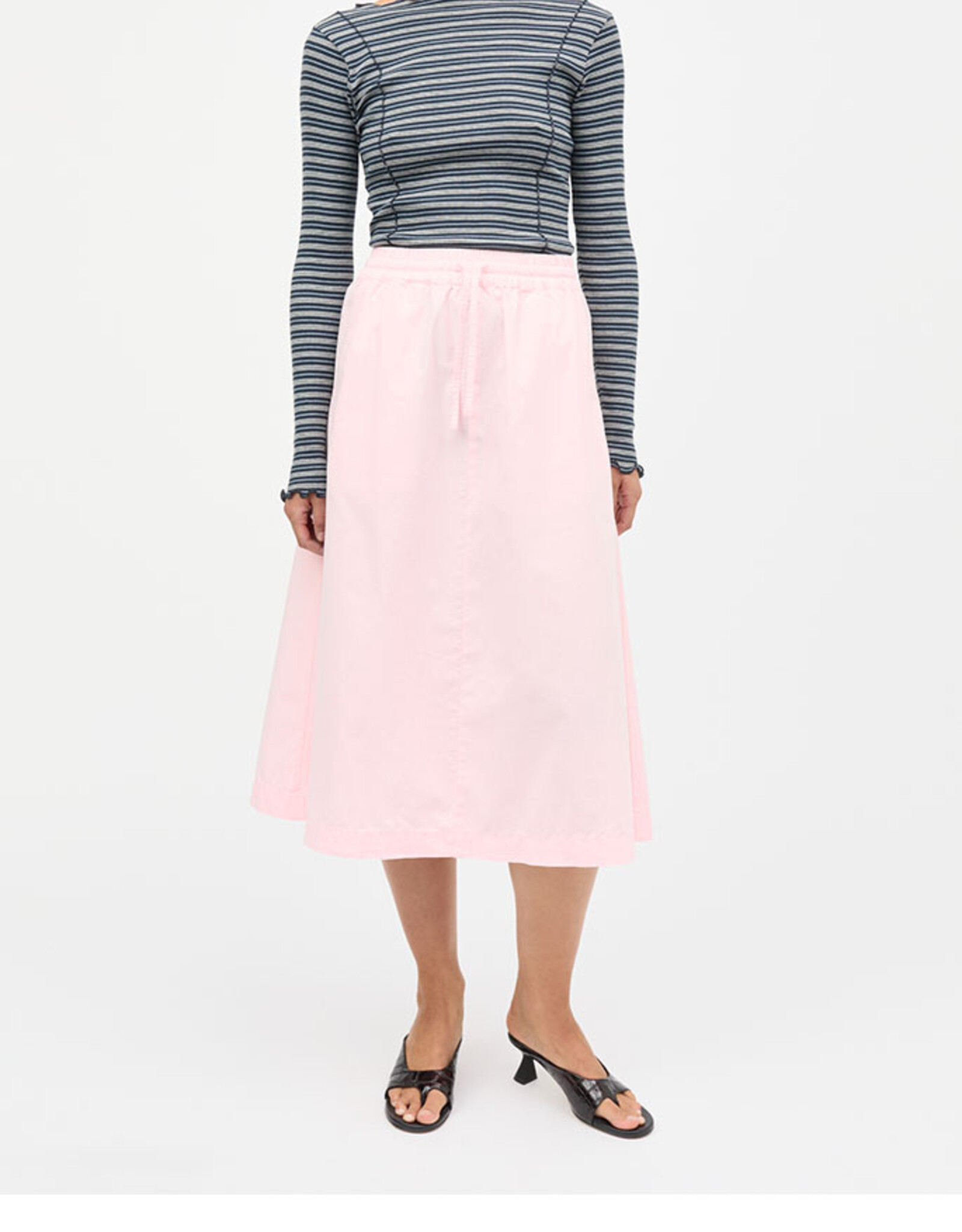 Mads Norgaard MADS NØRGAARD LUNI SKIRT - ICY PINK