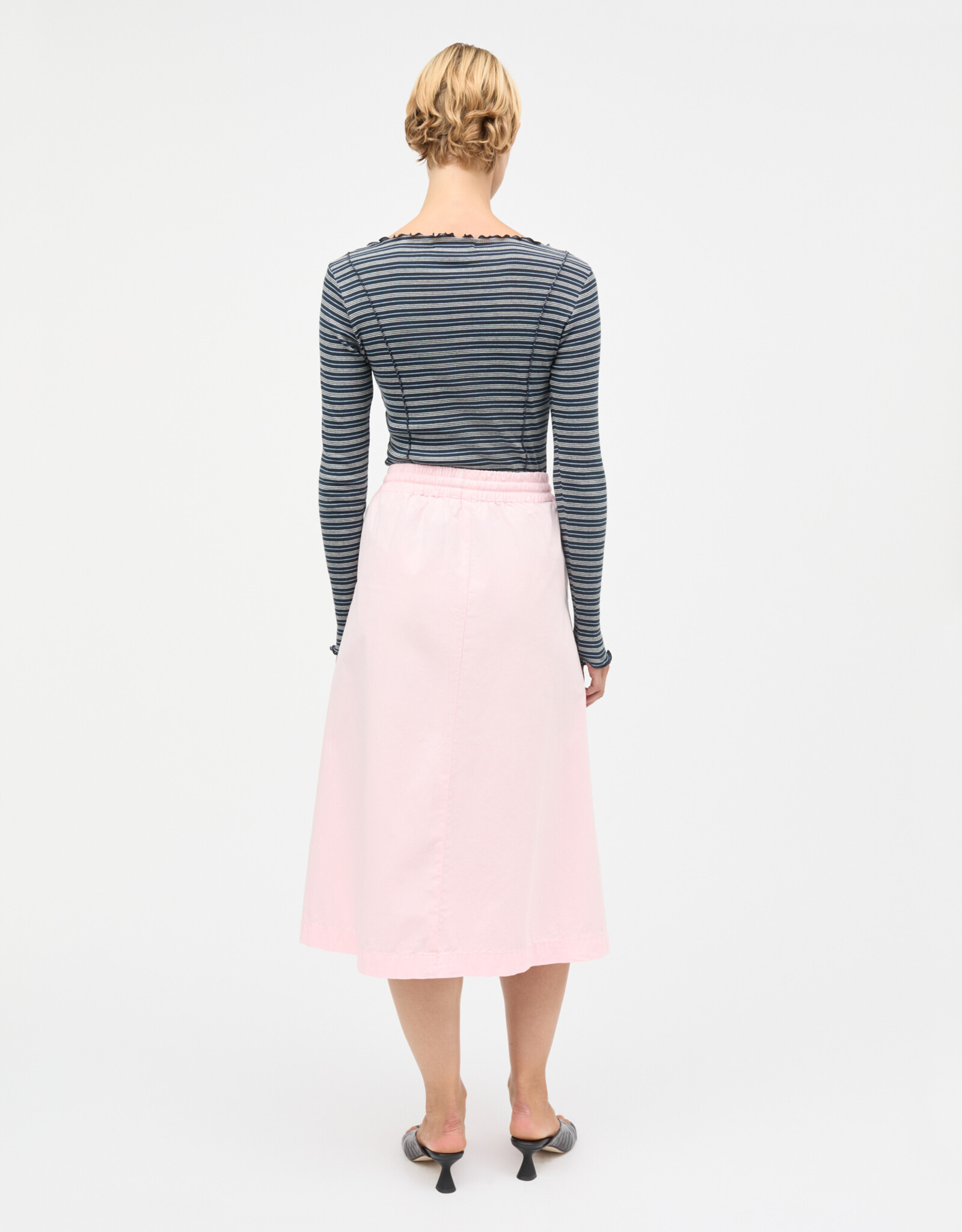 Mads Norgaard MADS NØRGAARD LUNI SKIRT - ICY PINK