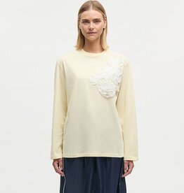 Mads Norgaard MADS NØRGAARD JERRY TEE - ALMOND OIL