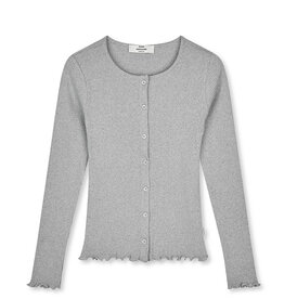 Mads Norgaard MADS NØRGAARD TECO AMY CARDIGAN - GREY MELANGE