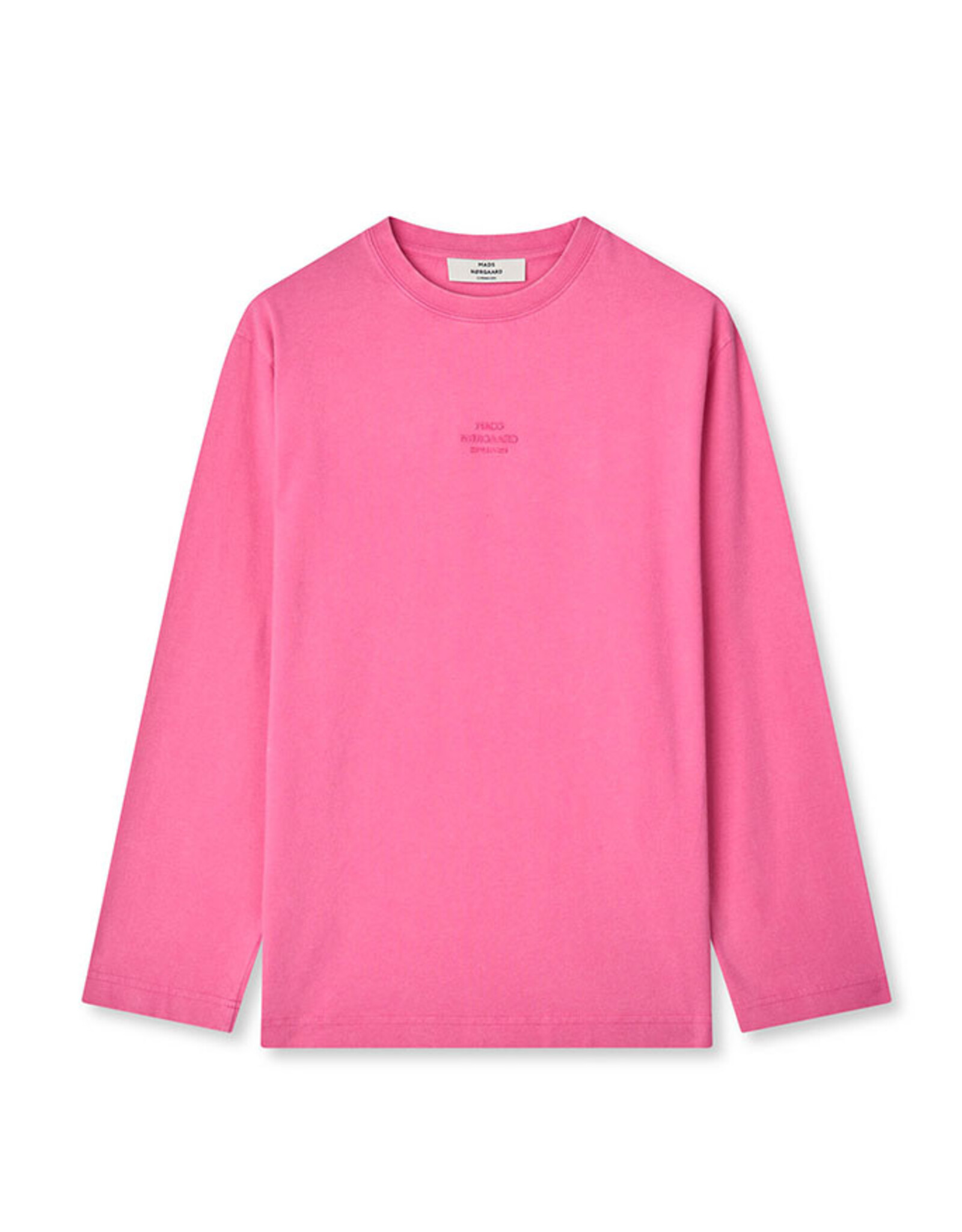 Mads Norgaard MADS NØRGAARD JERRY TEE - CARMINE ROSE