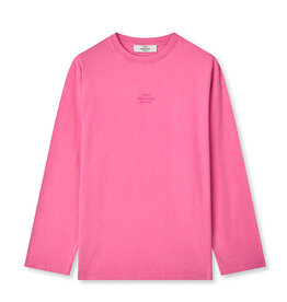 Mads Norgaard MADS NØRGAARD JERRY TEE - CARMINE ROSE