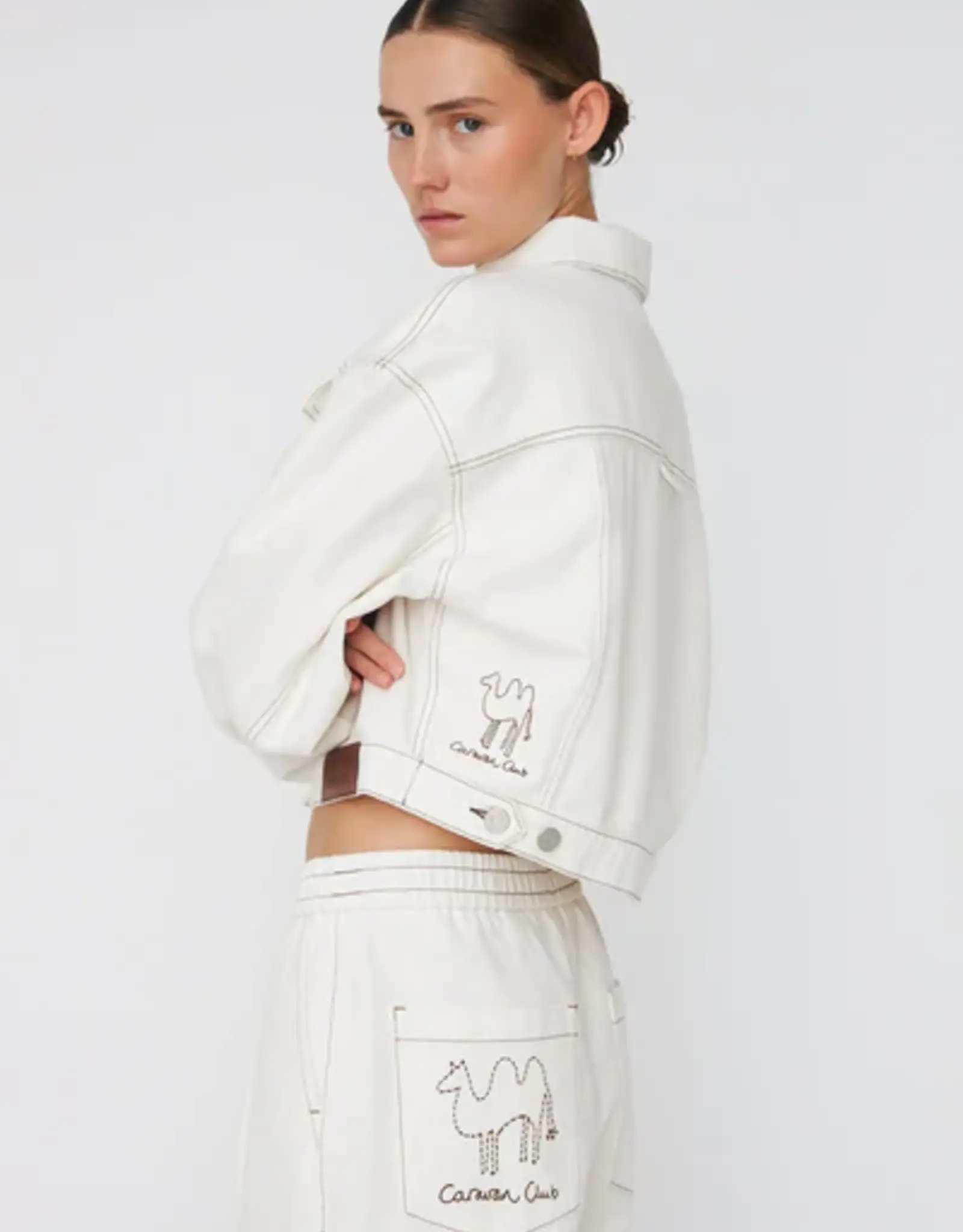 STELLA NOVA CARAVAN CLUB JACKET - WHITE
