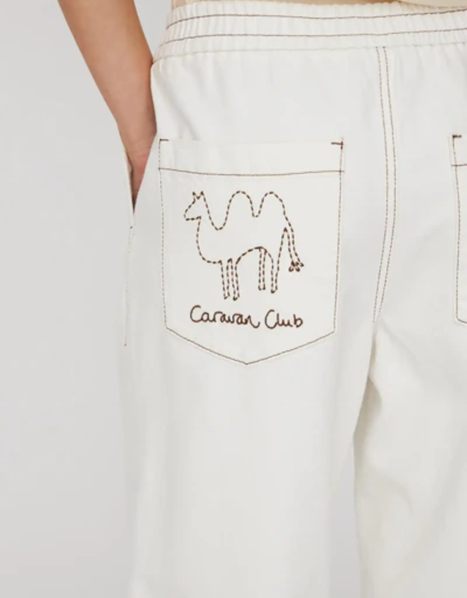 STELLA NOVA CARROT SHAPE PANTS - WHITE