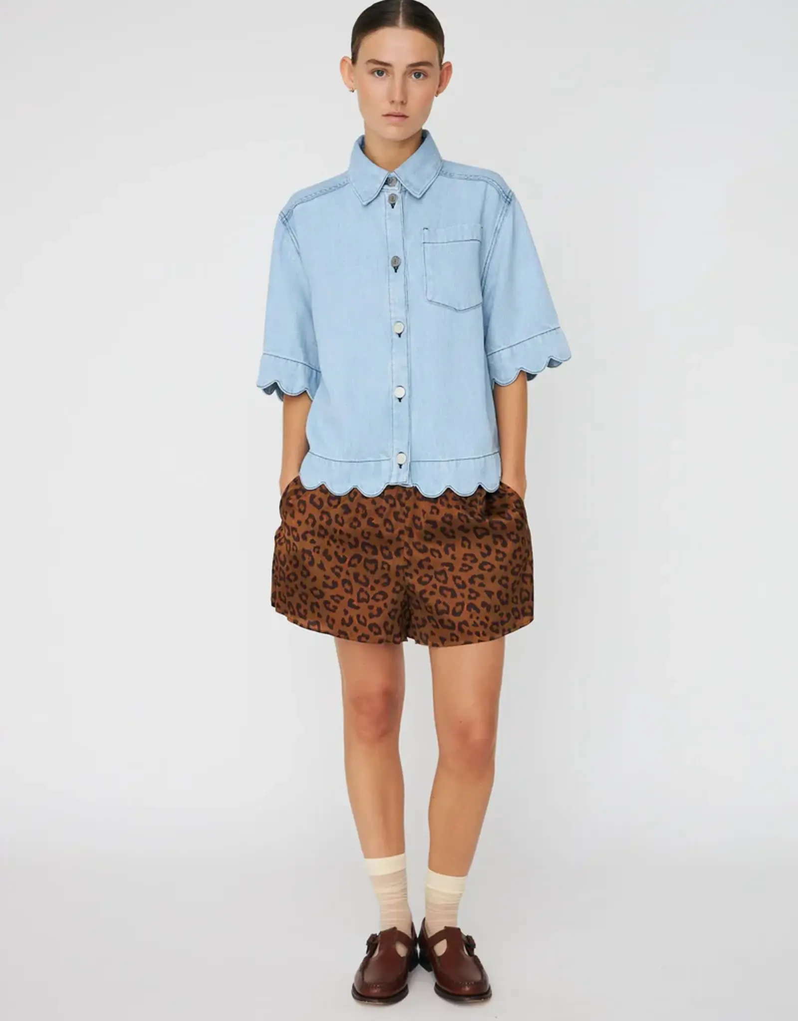 STELLA NOVA SOFT DENIM SHIRT - LIGHT BLUE
