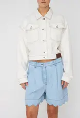 STELLA NOVA SOFT DENIM SHORTS - LIGHT BLUE