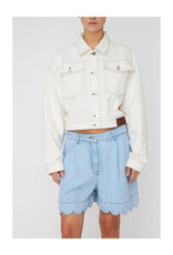 STELLA NOVA SOFT DENIM SHORTS - LIGHT BLUE