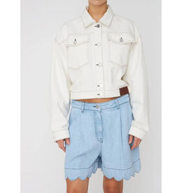 Stella Soft Denim Shorts Light Blue