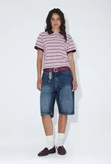 Dr Denim DR DENIM JADE SS POLO - PINK STRIPE