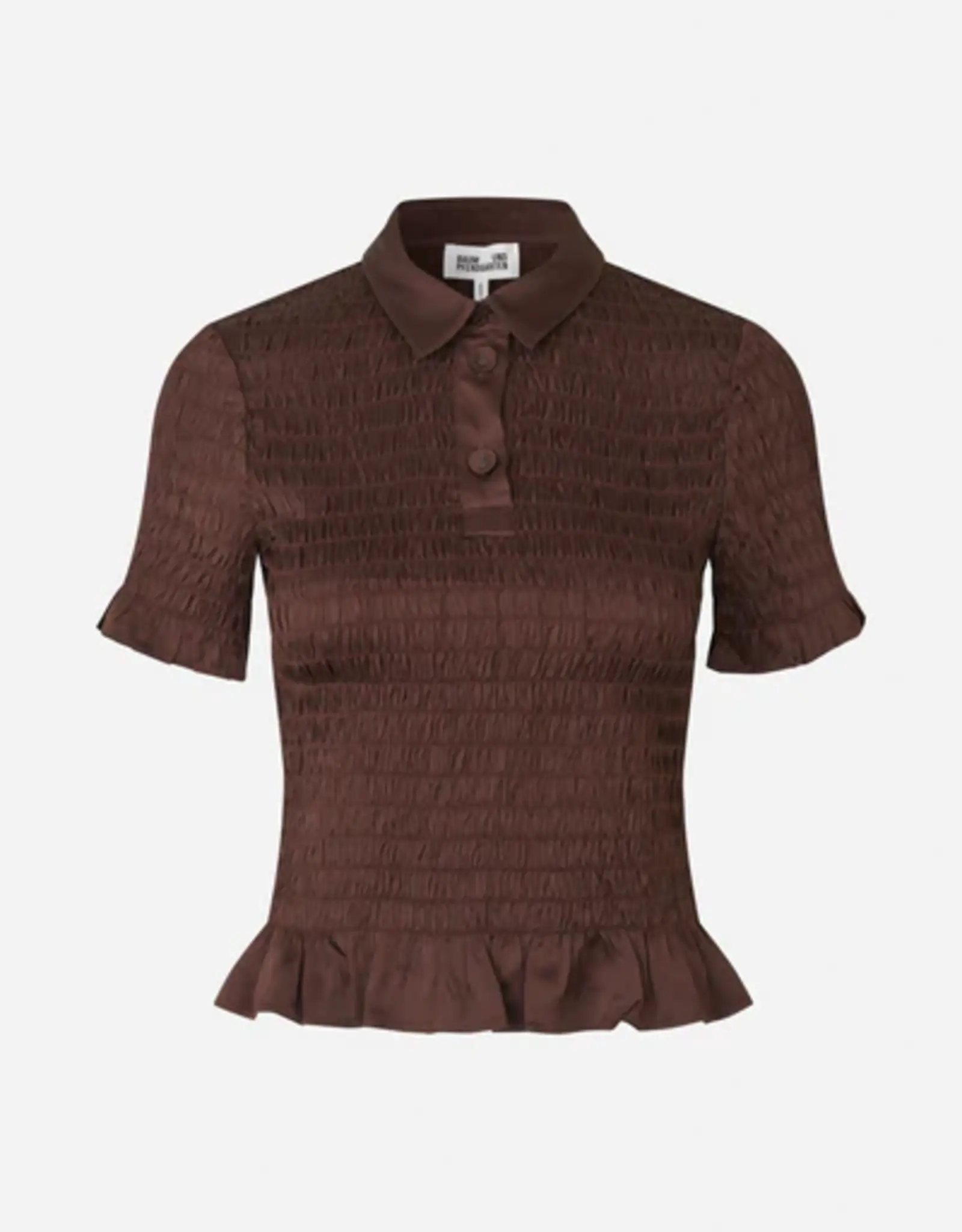 Baum Und Pferdgarten BAUM UND PFERDGARTEN MYKA BLOUSE - COFFEE BEAN