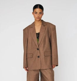 STELLA NOVA BLAZER STRIPED - BROWN 735