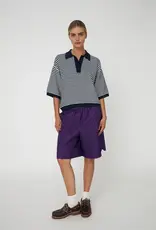STELLA NOVA POLO KNIT - NAVY-CREME