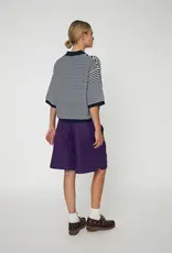 STELLA NOVA POLO KNIT - NAVY-CREME