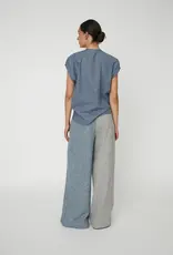 STELLA NOVA DROP SHOULDERS OVERSIZED - BLUE CHECK