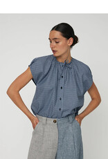 STELLA NOVA DROP SHOULDERS OVERSIZED - BLUE CHECK