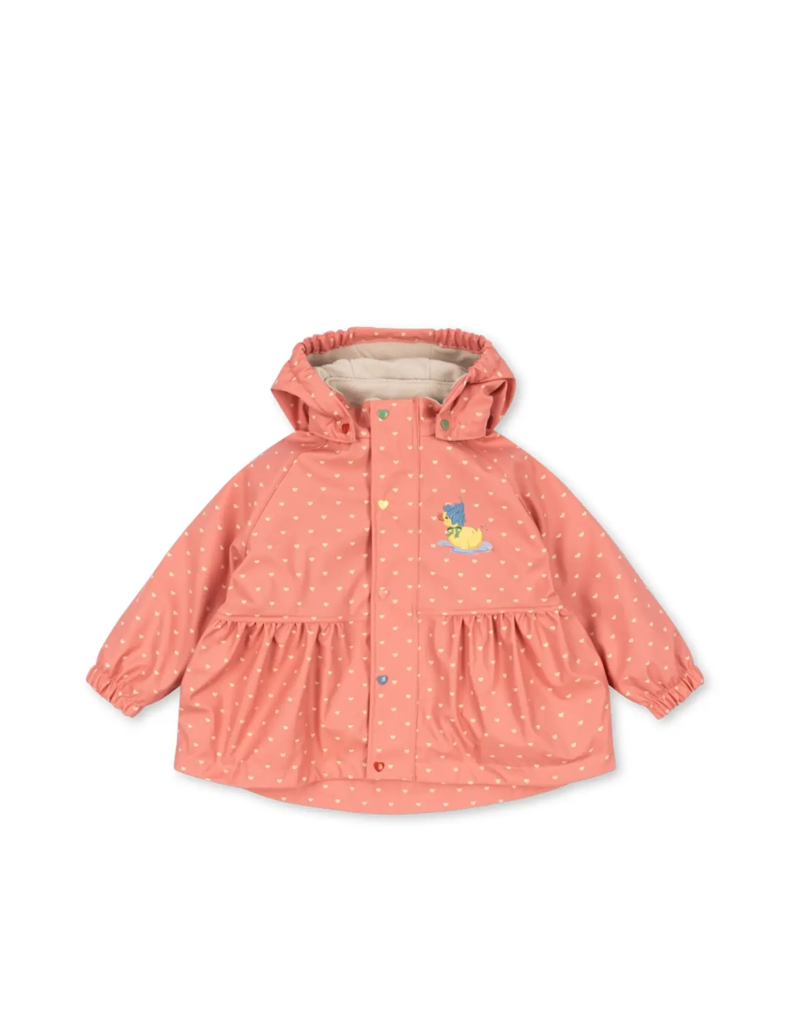 Konges Slojd KONGES SLØJD RAINY PALME DUCKLING JACKET - HEART
