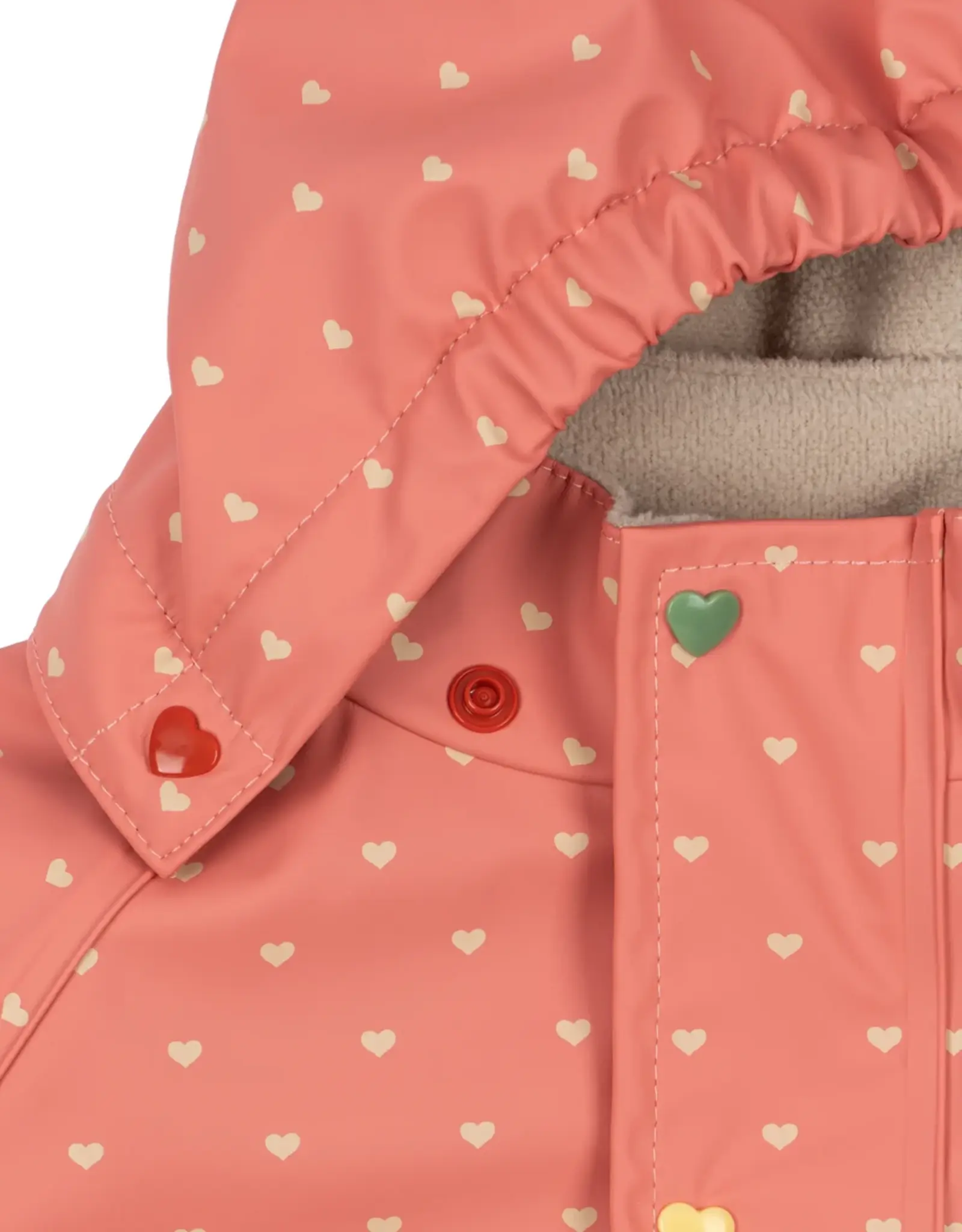 Konges Slojd KONGES SLØJD RAINY PALME DUCKLING JACKET - HEART