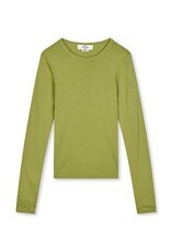 Mads Norgaard MADS NØRGAARD GRACE JERSEY CAMILLE LS - GREEN OLIVE