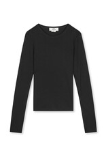 Mads Norgaard MADS NØRGAARD GRACE JERSEY CAMILLE LS - BLACK