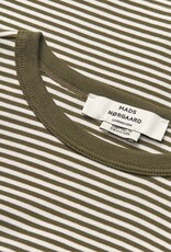 Mads Norgaard MADS NØRGAARD GRACE JERSEY STRIPE SS - WHITE/TARMAC