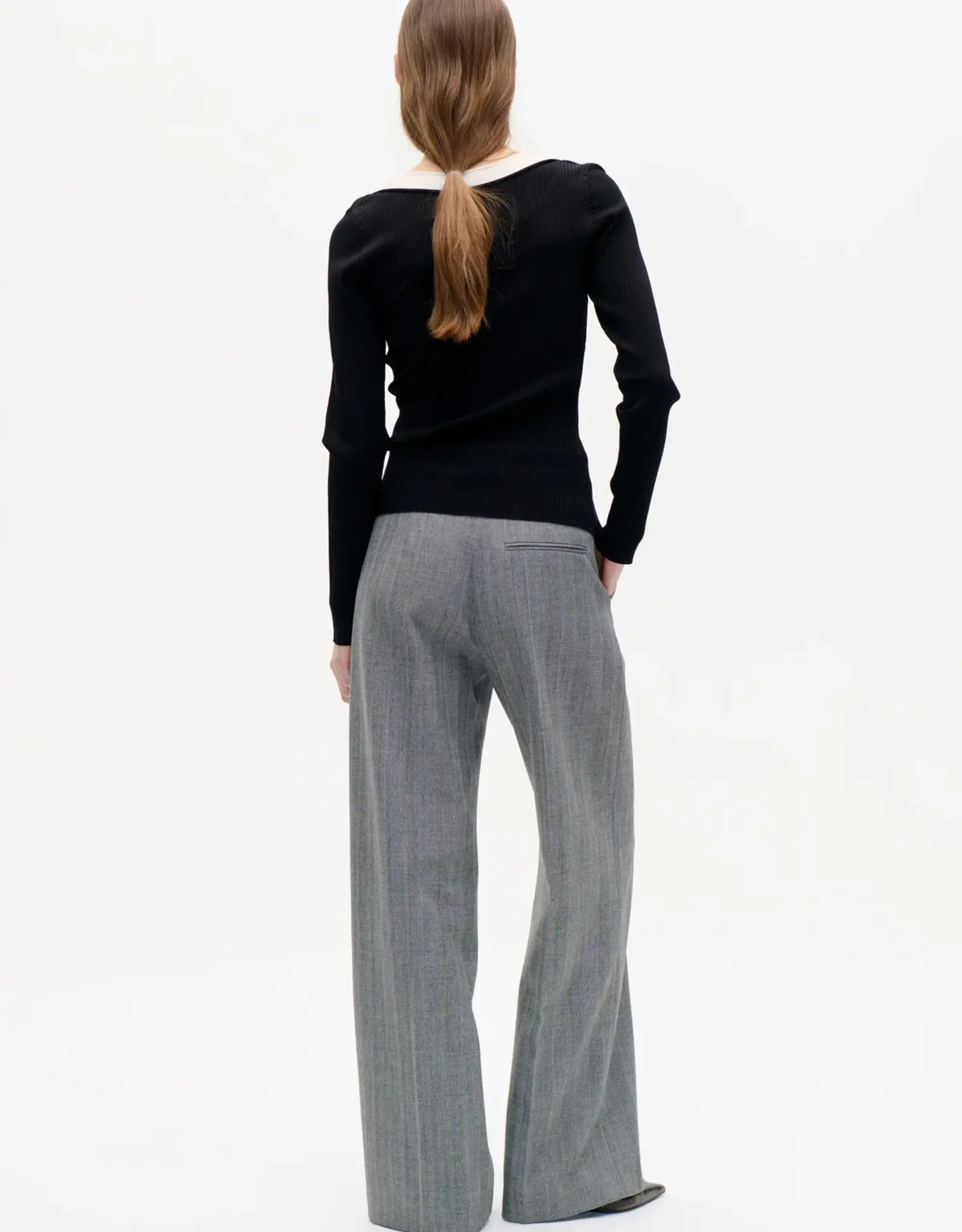 Baum Und Pferdgarten BAUM UND PFERDGARTEN NEYA PANT - GREY SUBTLE STRIPES