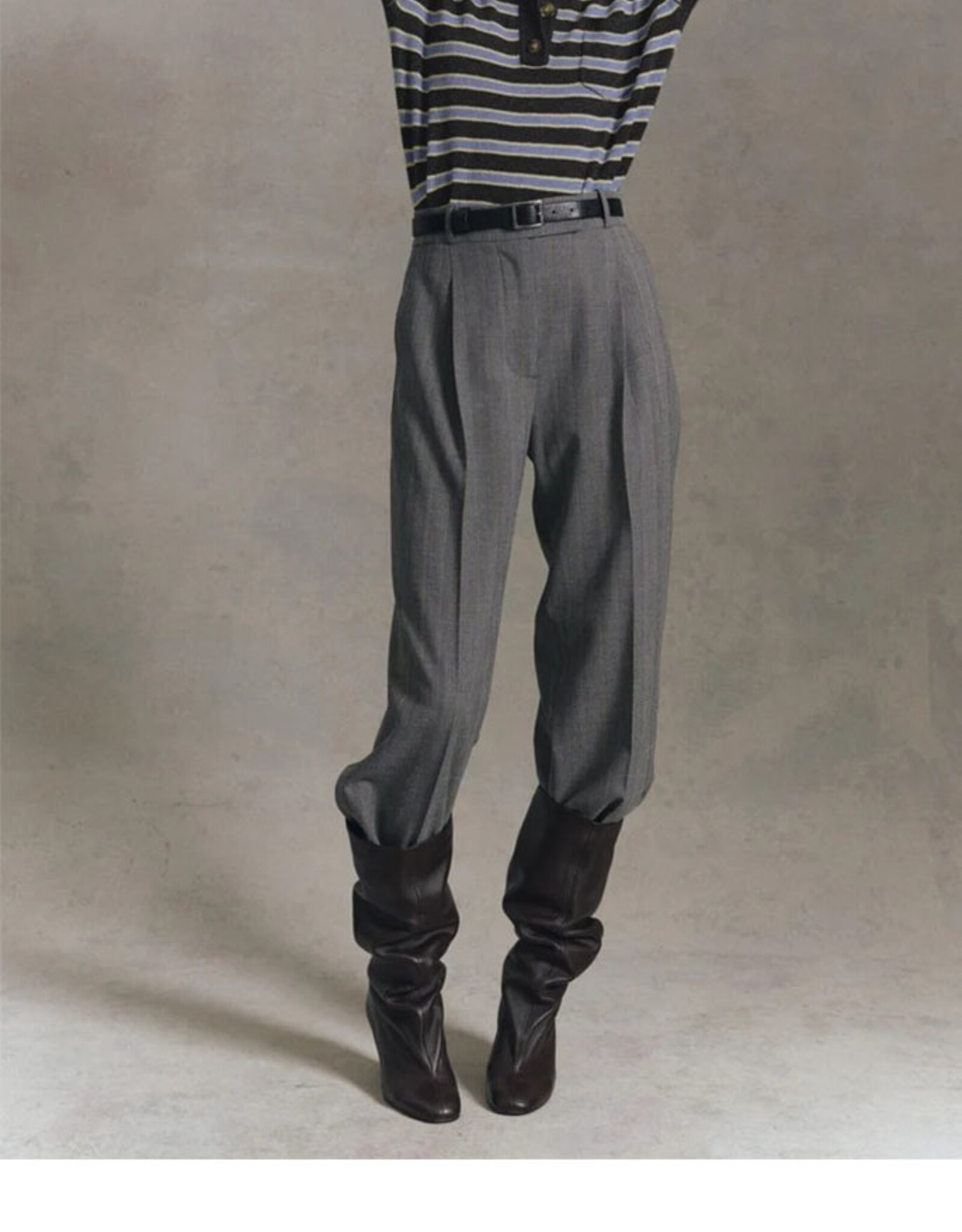 Baum Und Pferdgarten BAUM UND PFERDGARTEN NEYA PANT - GREY SUBTLE STRIPES