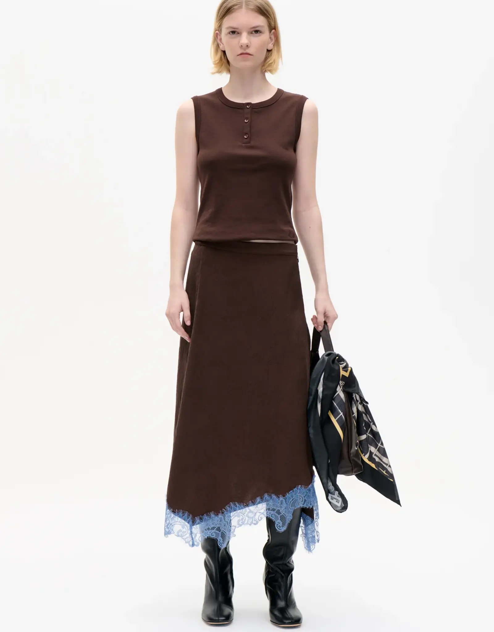 Baum Und Pferdgarten BAUM UND PFERDGARTEN SOPHIE SKIRT - COFFEE BROWN