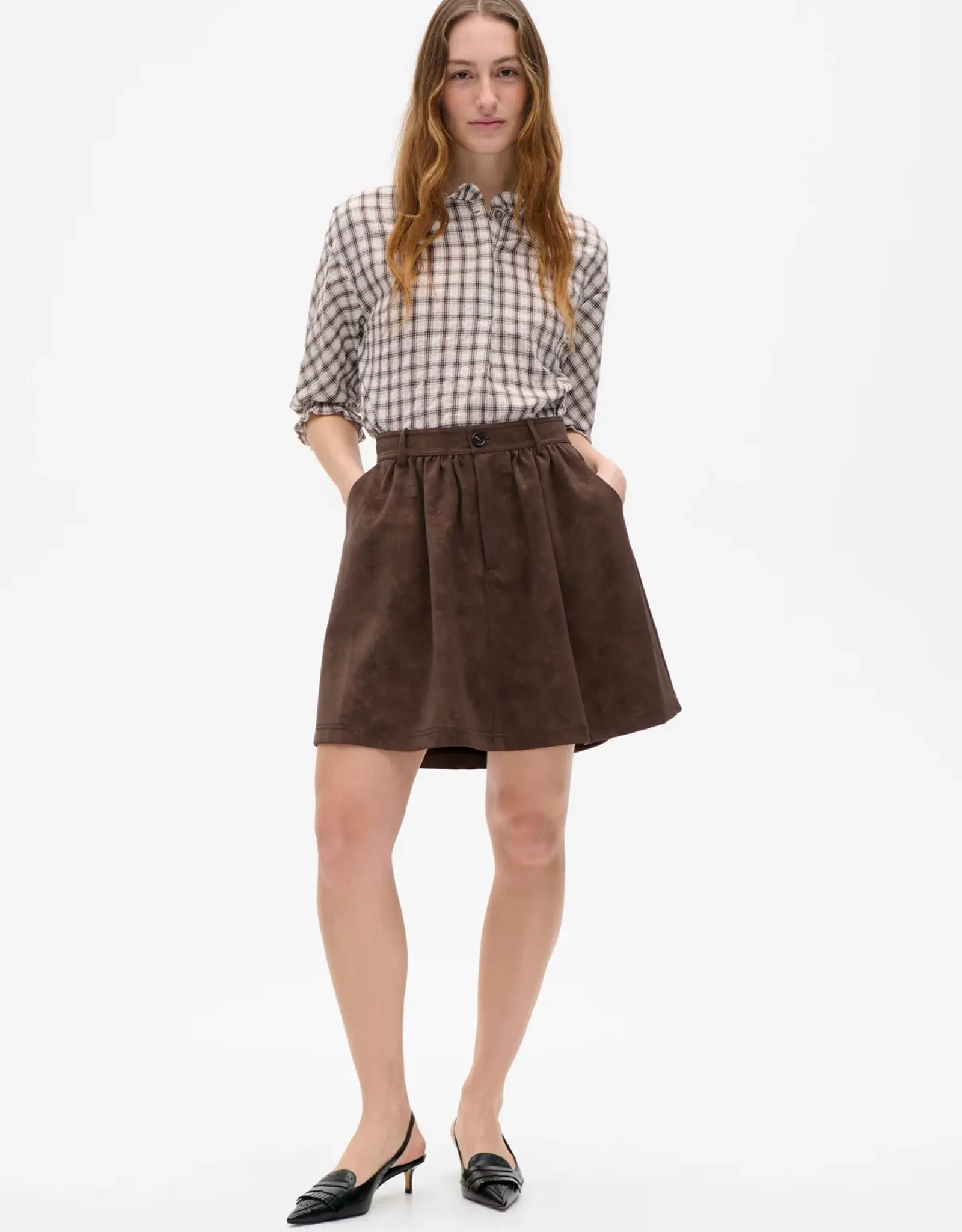 Baum Und Pferdgarten AUM UND PFERDGARTEN SHEA SKIRT - COFFEE BEAN BROWN