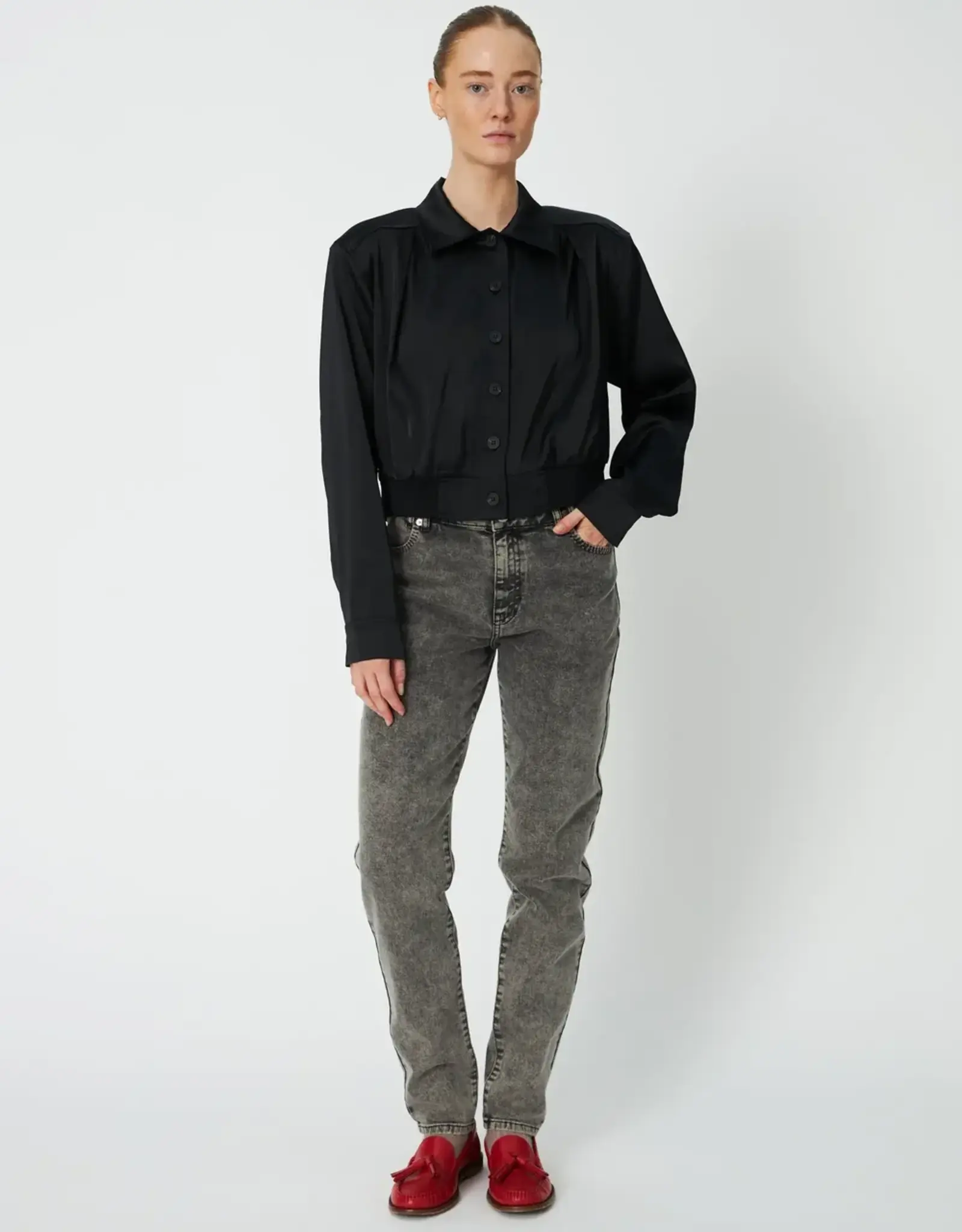 STELLA NOVA VOLUME SHIRT - BLACK