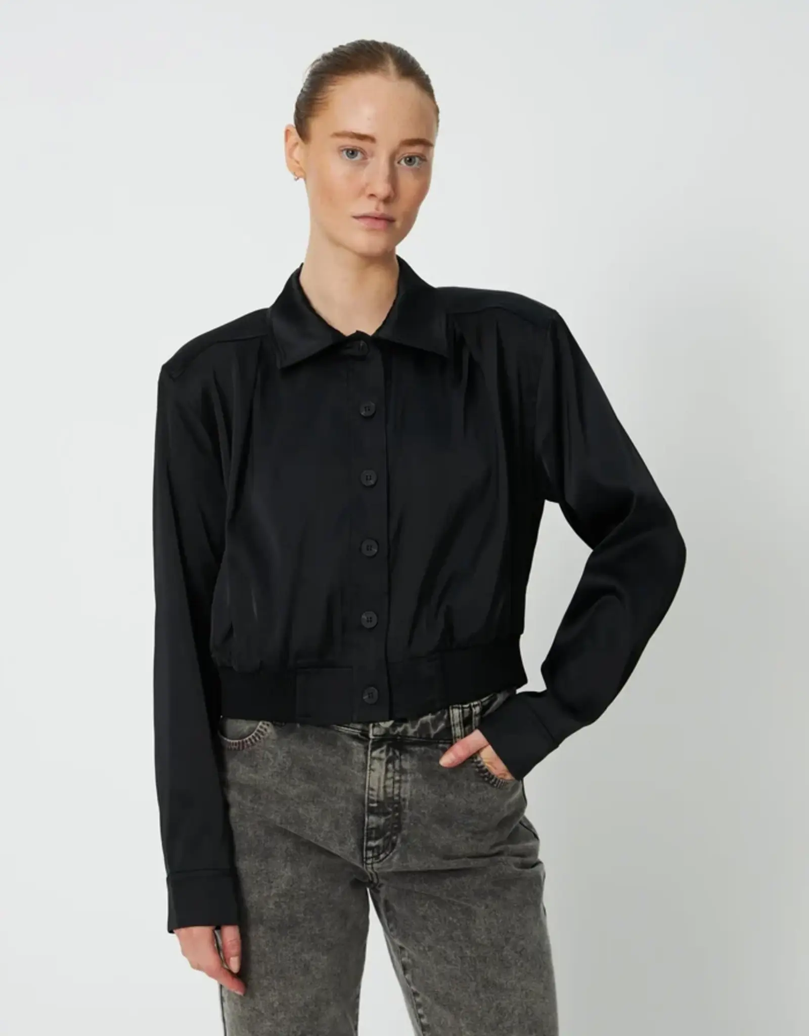STELLA NOVA VOLUME SHIRT - BLACK